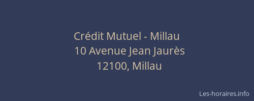 Crédit Mutuel - Millau