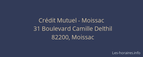 Cr&eacute;dit Mutuel - Moissac