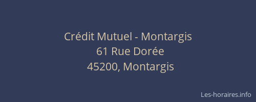 Crédit Mutuel - Montargis