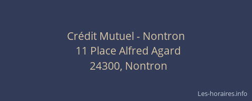 Cr&eacute;dit Mutuel - Nontron