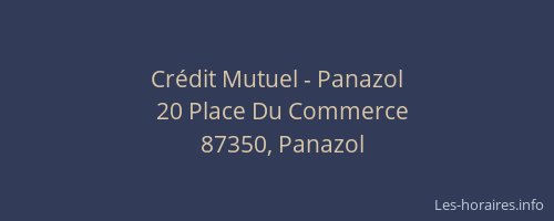 Crédit Mutuel - Panazol