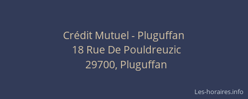 Crédit Mutuel - Pluguffan