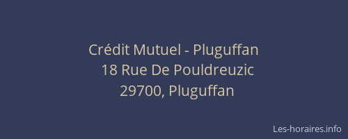 Cr&eacute;dit Mutuel - Pluguffan