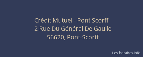 Crédit Mutuel - Pont Scorff