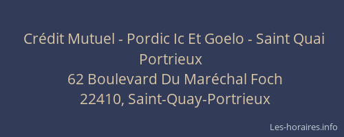 Crédit Mutuel - Pordic Ic Et Goelo - Saint Quai Portrieux