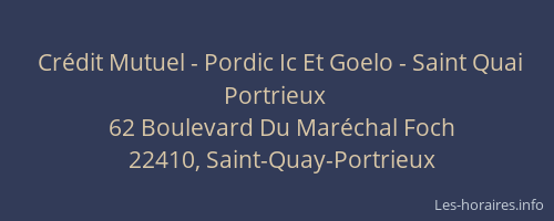 Cr&eacute;dit Mutuel - Pordic Ic Et Goelo - Saint Quai Portrieux