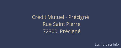 Cr&eacute;dit Mutuel - Pr&eacute;cign&eacute;