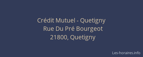 Cr&eacute;dit Mutuel - Quetigny