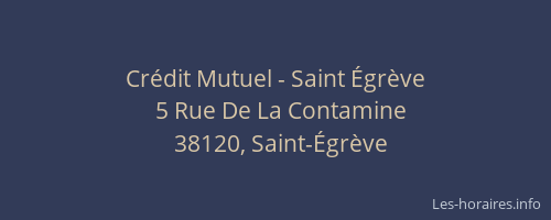 Crédit Mutuel - Saint Égrève
