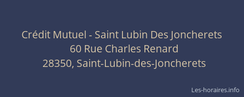 Crédit Mutuel - Saint Lubin Des Joncherets