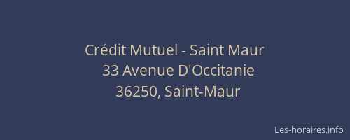 Crédit Mutuel - Saint Maur