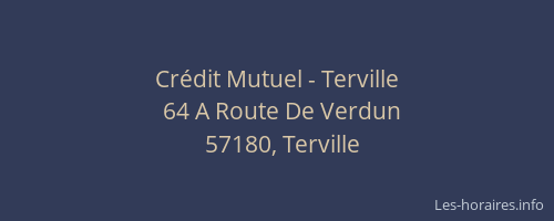 Crédit Mutuel - Terville