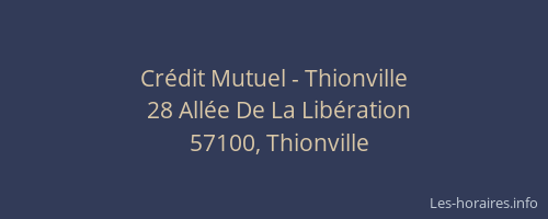 Cr&eacute;dit Mutuel - Thionville