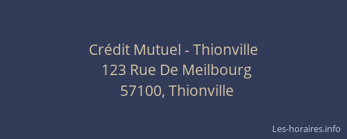 Crédit Mutuel - Thionville