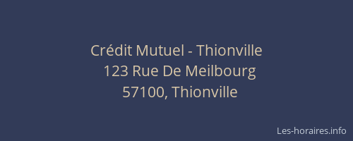 Cr&eacute;dit Mutuel - Thionville