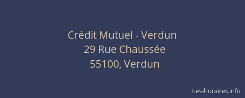 Crédit Mutuel - Verdun