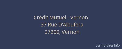 Cr&eacute;dit Mutuel - Vernon