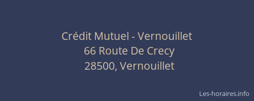 Cr&eacute;dit Mutuel - Vernouillet