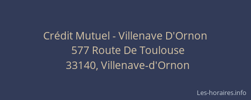 Crédit Mutuel - Villenave D'Ornon