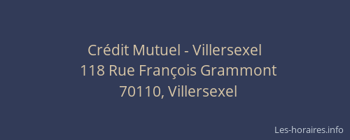 Crédit Mutuel - Villersexel
