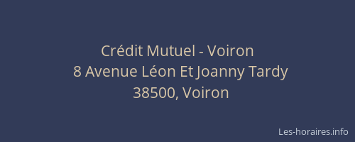 Cr&eacute;dit Mutuel - Voiron