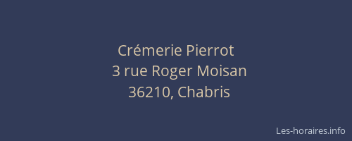 Crémerie Pierrot
