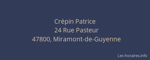Crépin Patrice
