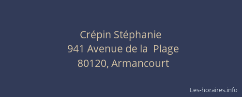 Crépin Stéphanie