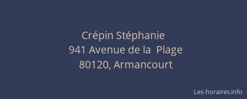 Cr&eacute;pin St&eacute;phanie