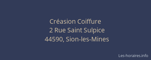 Créasion Coiffure