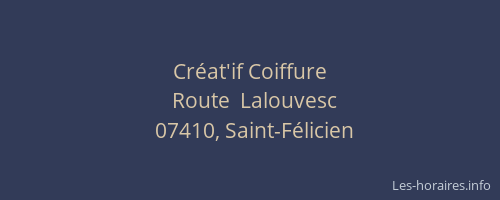 Créat'if Coiffure