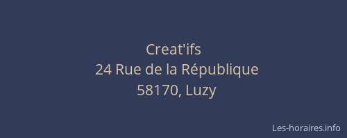 Creat'ifs