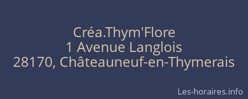 Créa.Thym'Flore