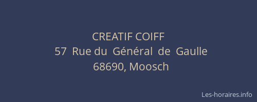 CREATIF COIFF