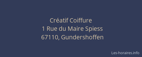 Créatif Coiffure