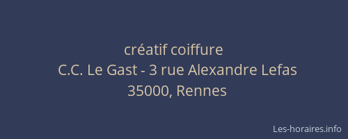 créatif coiffure
