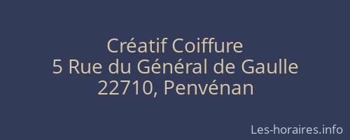 Créatif Coiffure