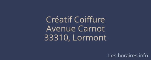 Créatif Coiffure