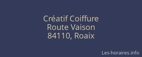 Créatif Coiffure