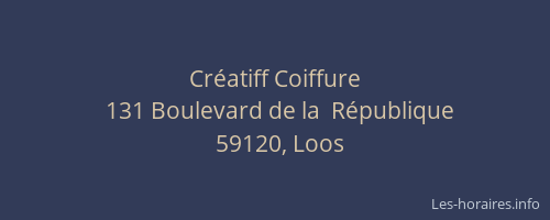 Créatiff Coiffure