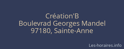 Création'B