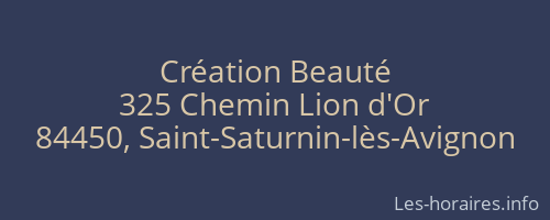 Création Beauté