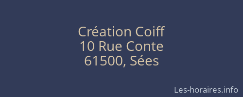 Création Coiff