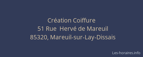 Création Coiffure