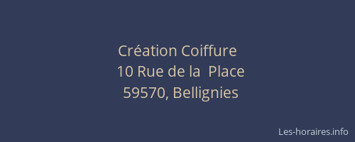 Création Coiffure
