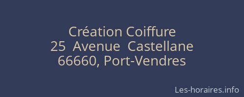 Création Coiffure