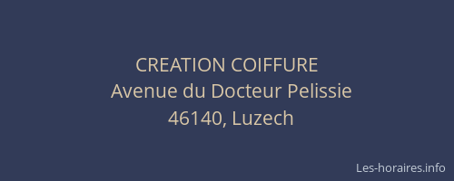 CREATION COIFFURE