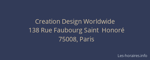 Creation Design Worldwide