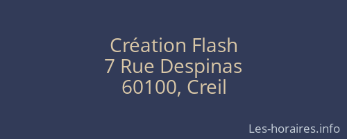 Création Flash