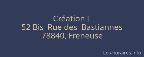 Création L